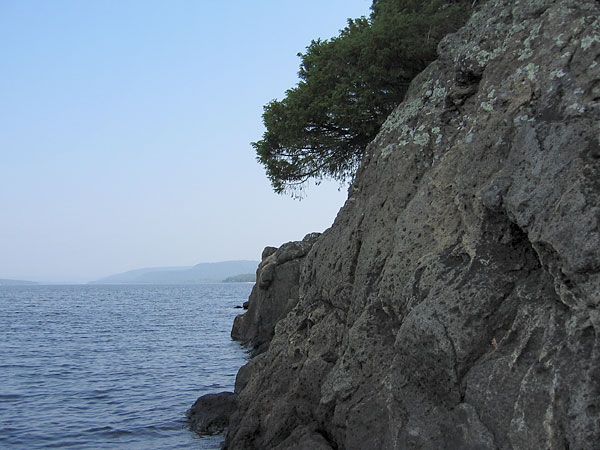 Quebec shore of the Ottawa River near Point Alexander