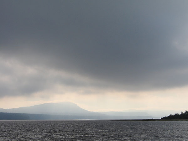 Mount Martin as seen from Burkes Beach