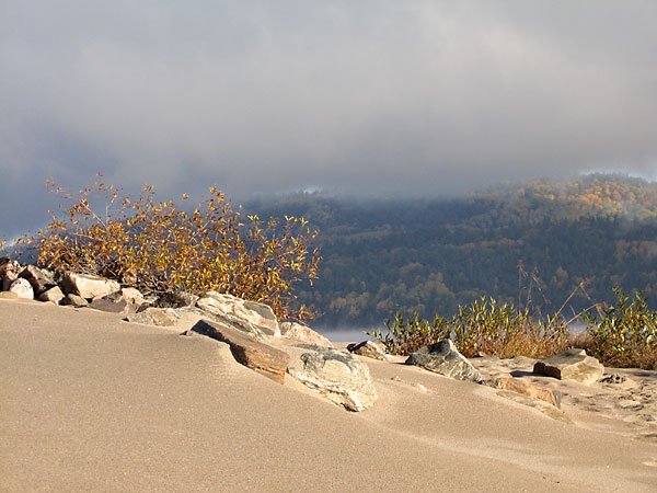 The beach at Point Alexander