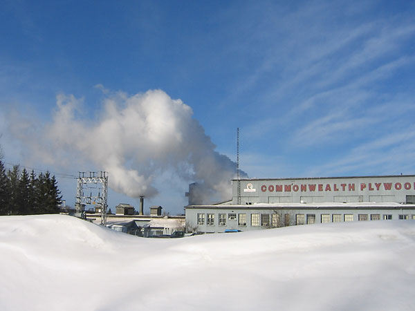 The Commonwealth Plywood Plant in Pembroke