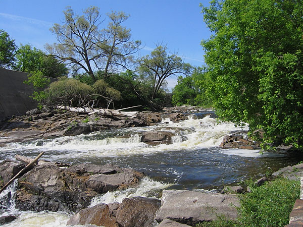 McDougall Mill at Second Chute Bonnechere River in Renfrew