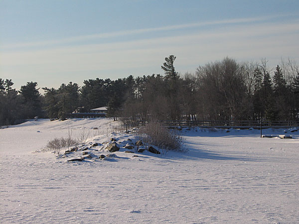 Deep River waterfront and marina