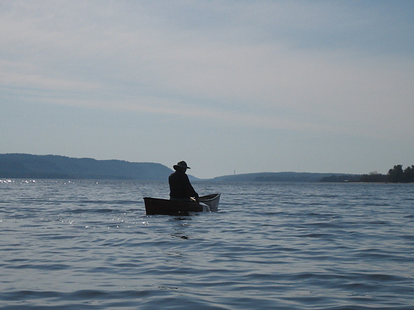 Kayak on Ottawa River near Point Alexander