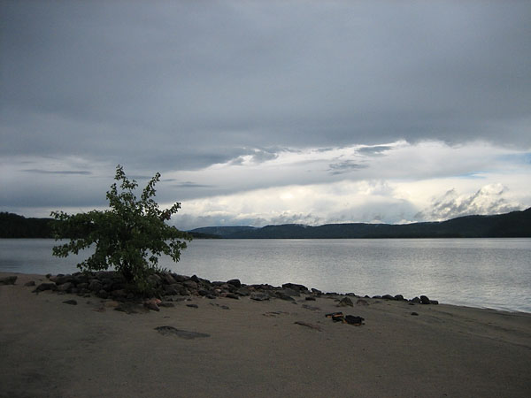 Squall at Burkes Beach at Point Alexander on the Ottawa River