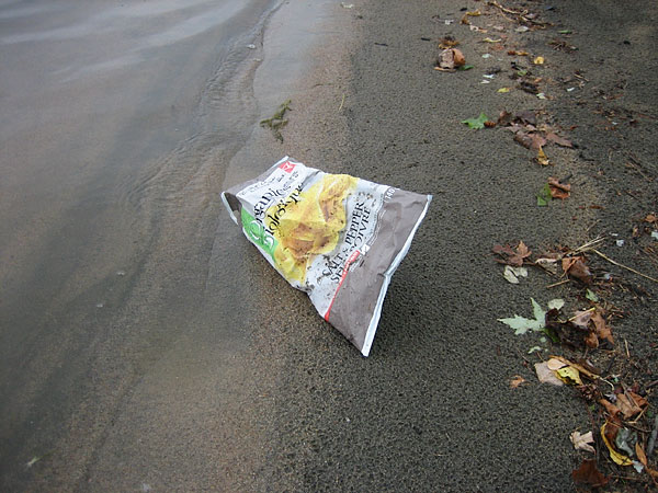 Organic debris