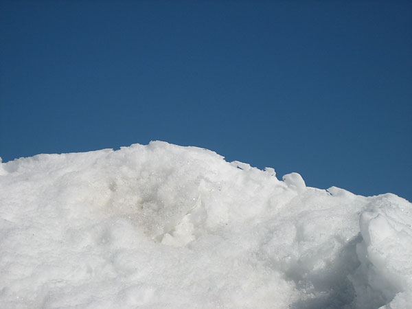 sky and snow