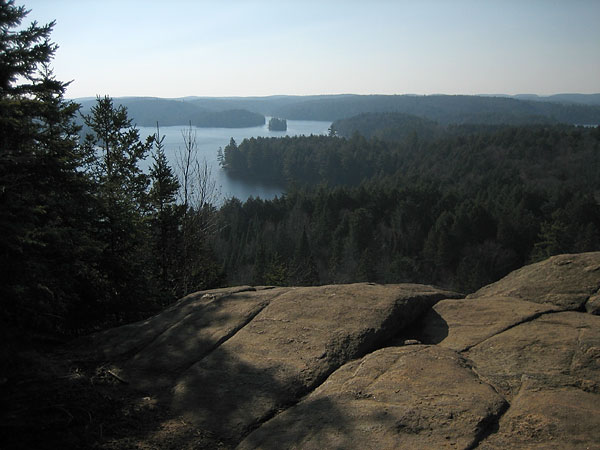 Cache Lake from Track and Tower Trail in Algonquin Park