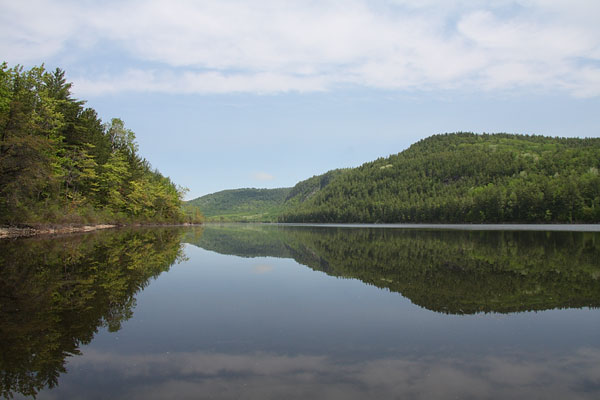 Presquisle Bay along Quebec shore of Ottawa river near Point Alexander