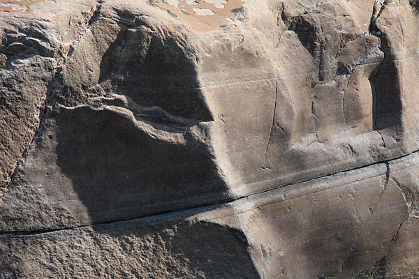 bedrock on the Quebec shore of the Ottawa River
