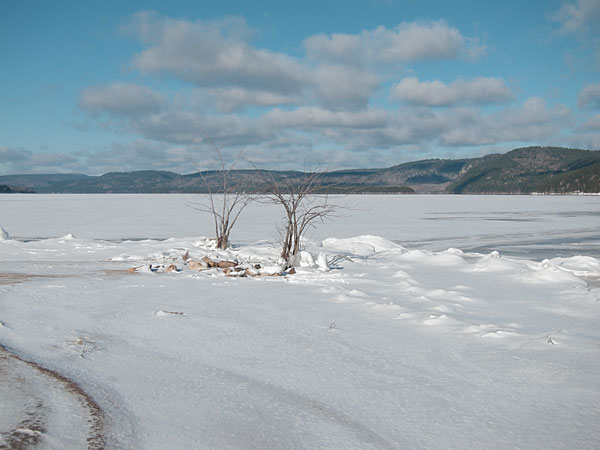 Burkes Beach on the Ottawa River at Point Alexander