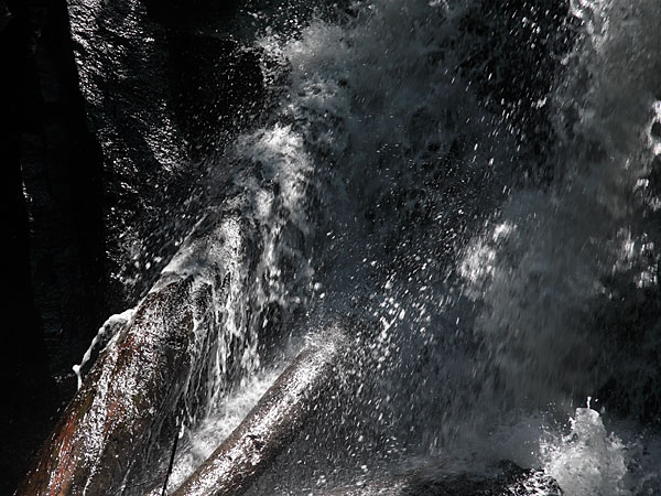 waterfalls on the Barron River in Algonquin Park