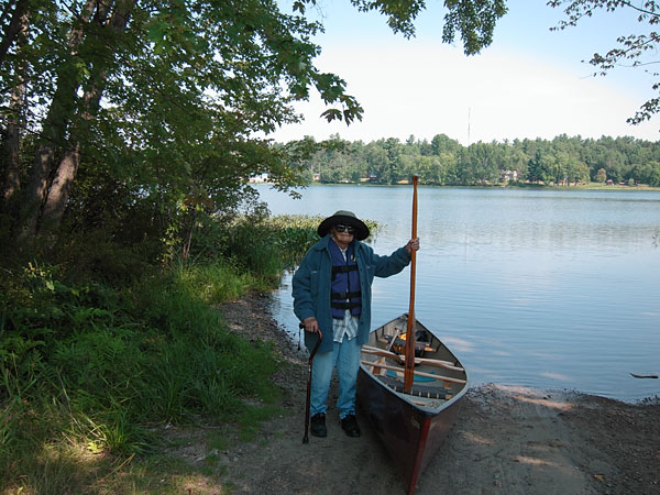 90 year old canoeist