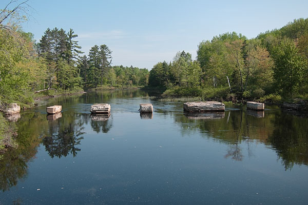 old bridge on the Bonnechere River near Turners Road