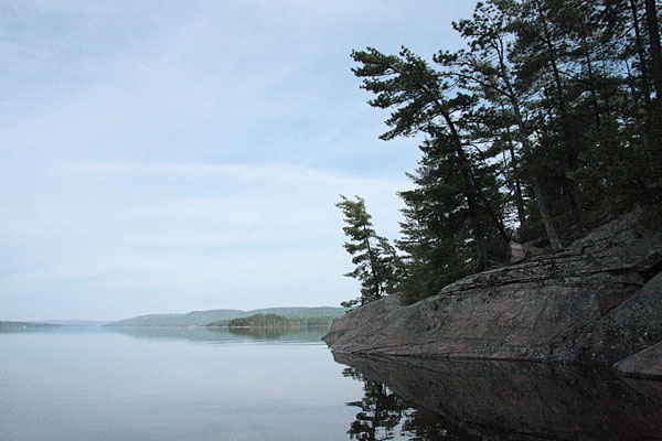 Quebec Shore of the Ottawa River near Point Alexander