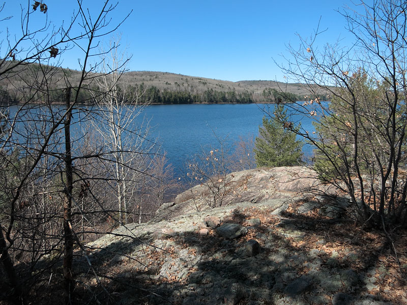 early spring on Grand Lake in Algonquin Park