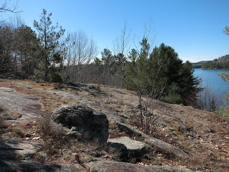 early spring on Grand Lake in Algonquin Park