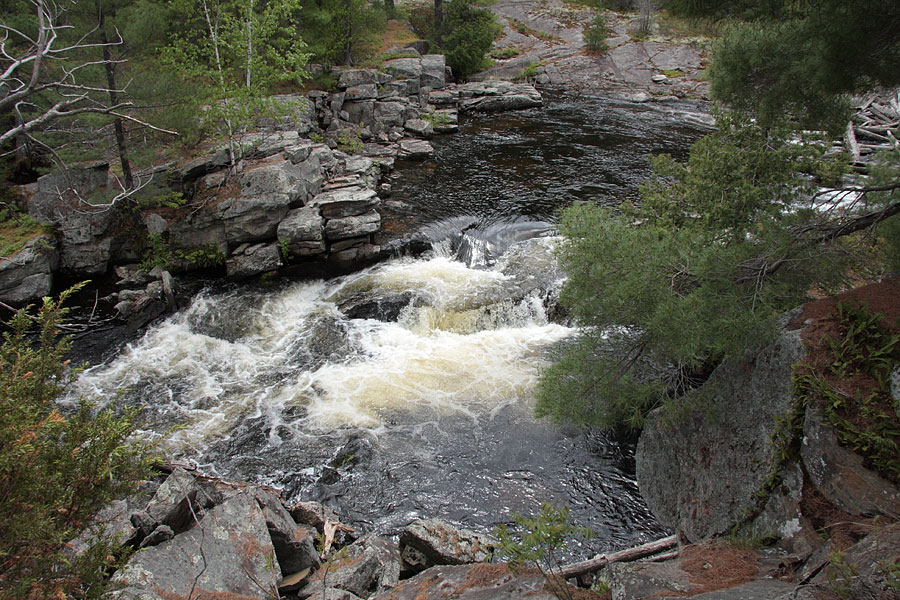 High Falls area of the Barron River in Algonquin Park