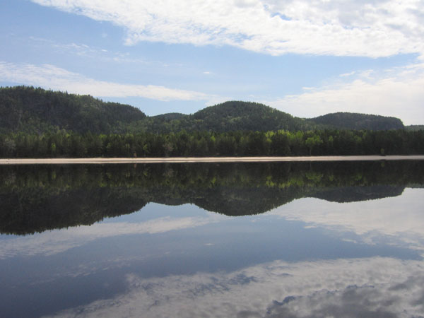 Reflection along the Ottawa River near Point Alexander