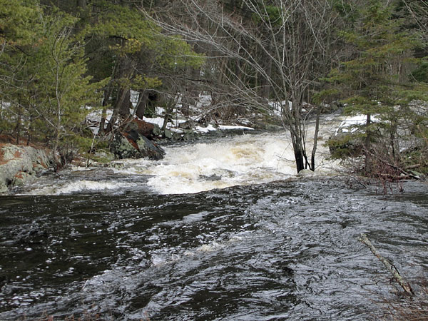 Chalk River in Spring Flood