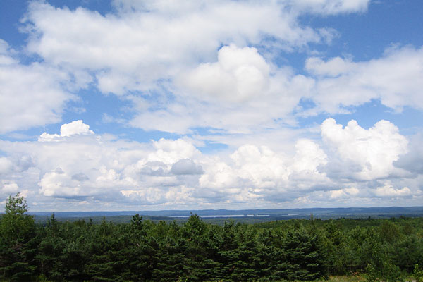 Round Lake as seen from Shrine Hill at Wilno