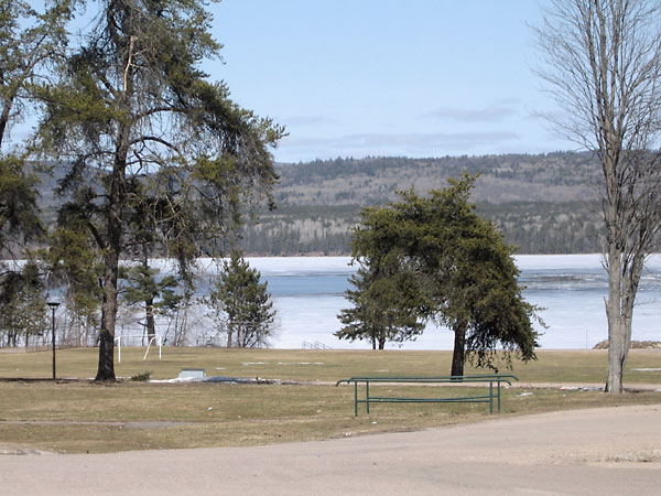 open water in the Ottawa River off Deep River